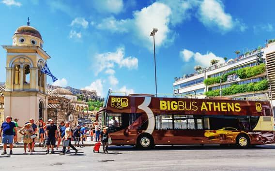 Athènes : Bus à arrêts multiples à visite à arrêts multiples en bus à arrêts multiples